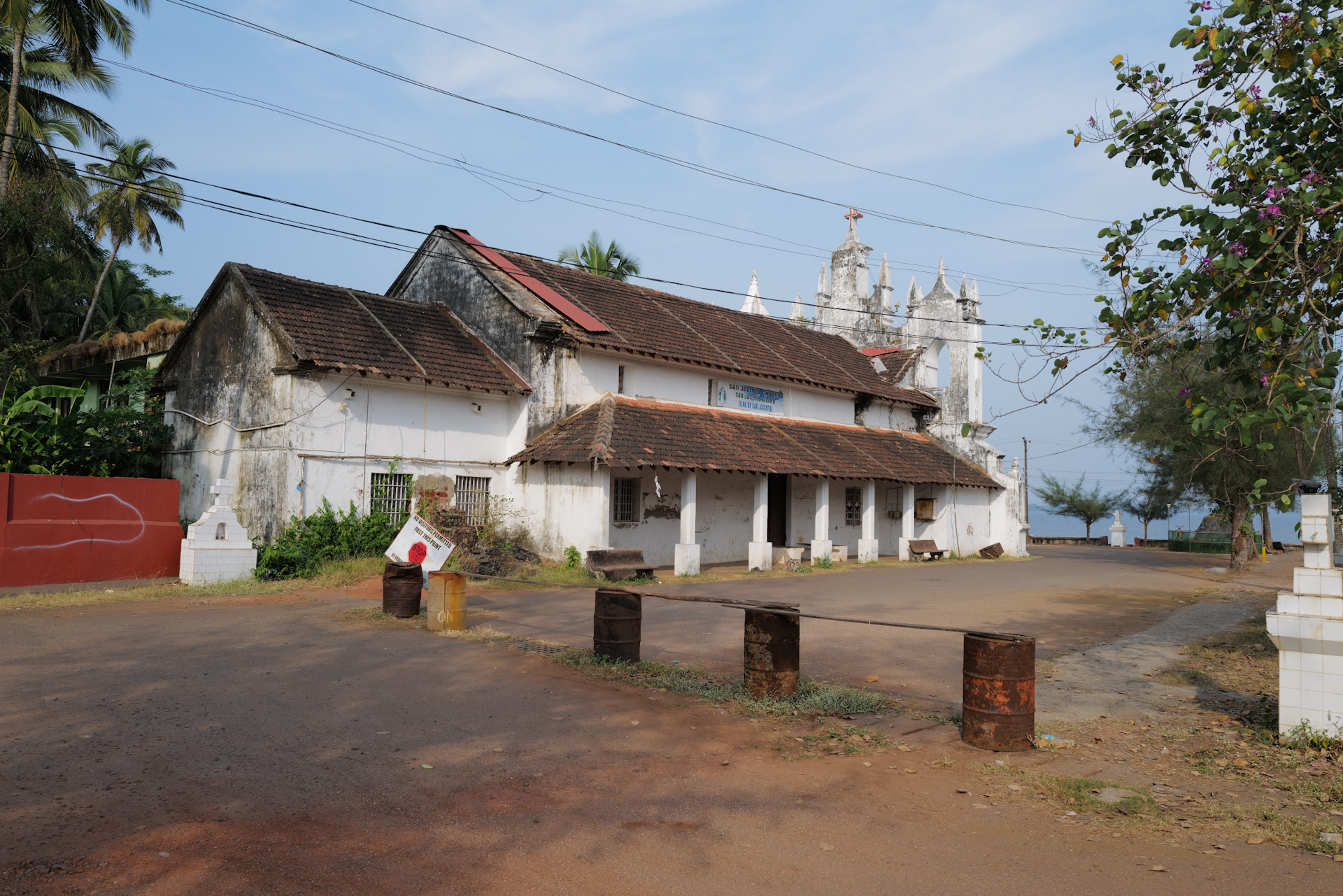 Sāo Jacinto Kirche auf der Insel Sāo Jacinto